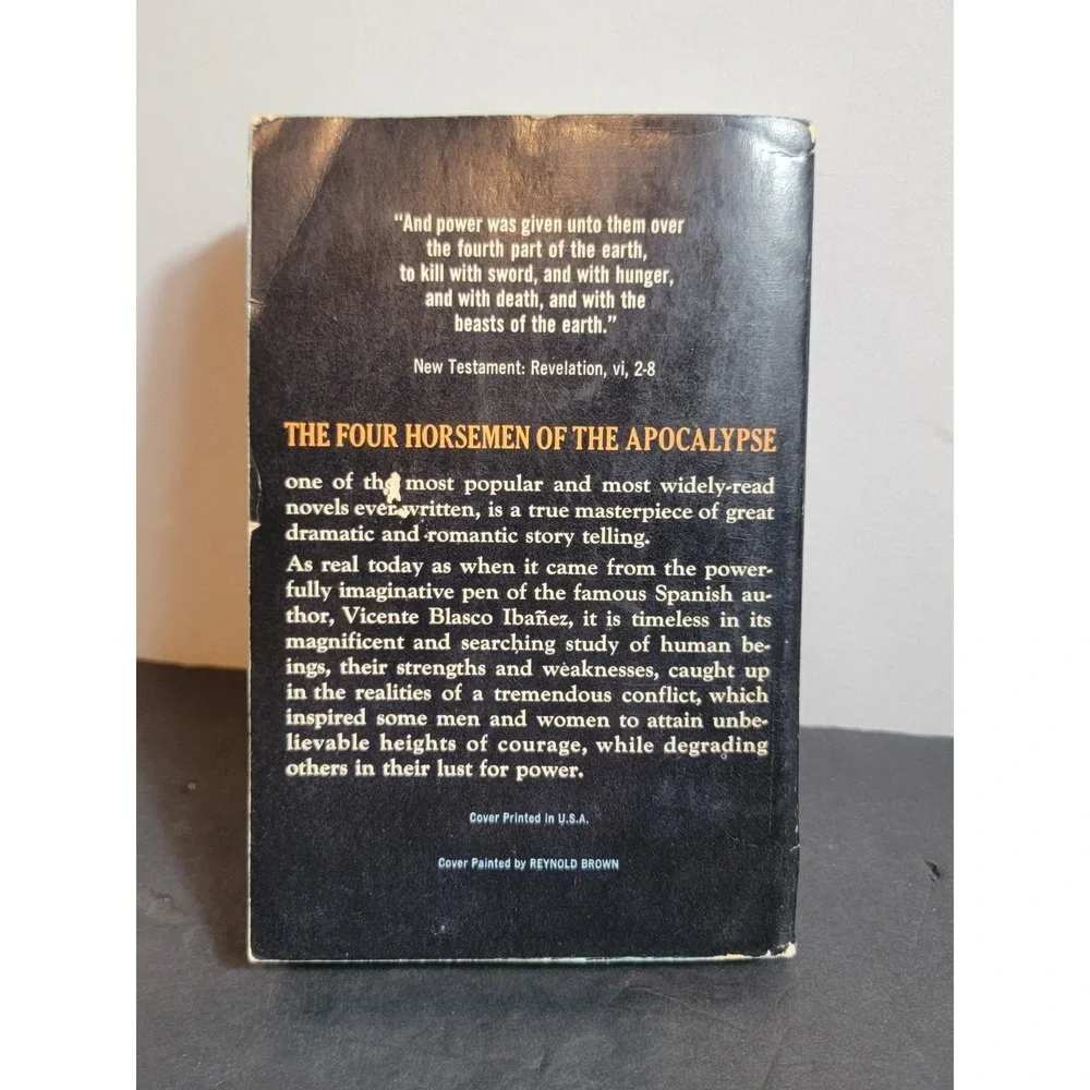 1961‎ The Four Horsemen of the Apocalypse Paperback Vicente Blasco Ibañez Dell
